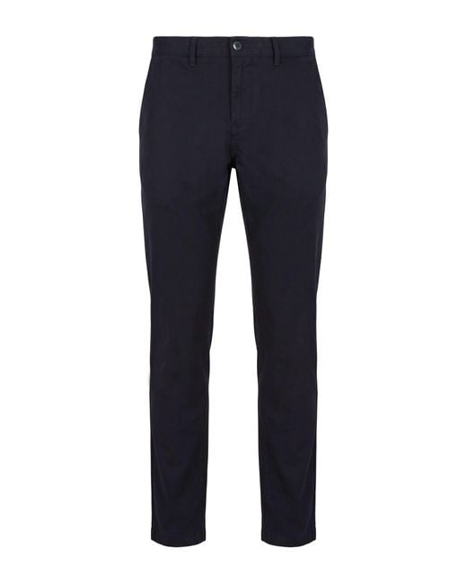 Dockers Blue Midnight Pants Cotton, Elastane for men