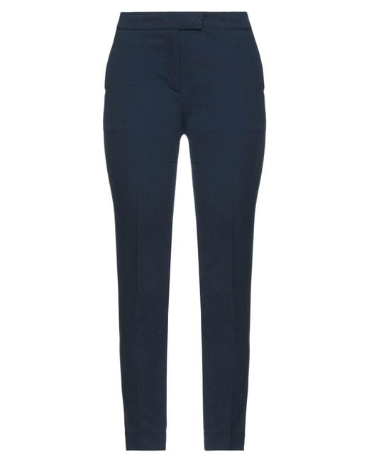 Soallure Blue Midnight Pants Polyester, Viscose, Elastane