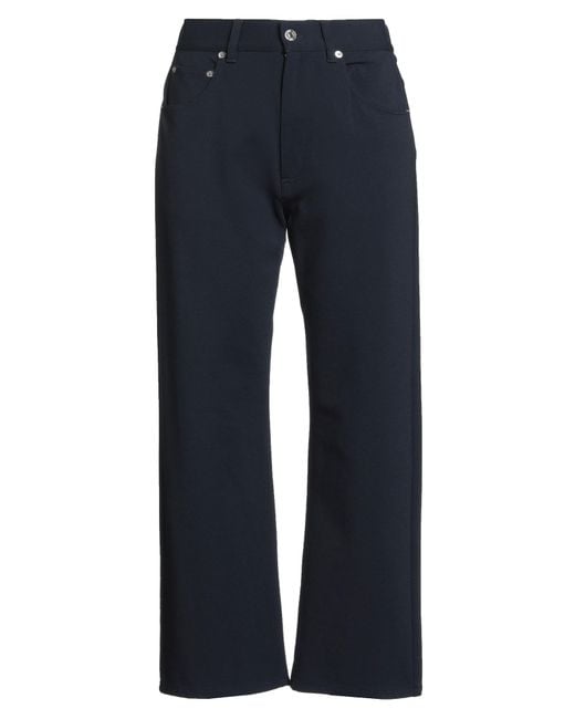Grifoni Blue Midnight Pants Viscose, Polyamide, Elastane