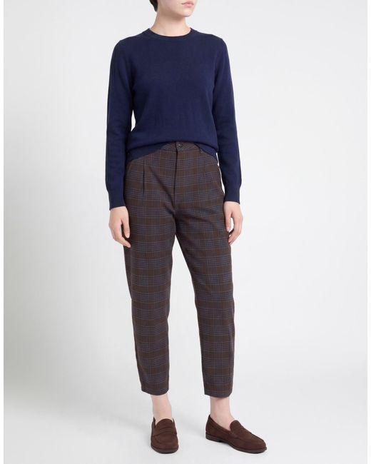 Tramarossa Blue Pants Cotton, Elastane