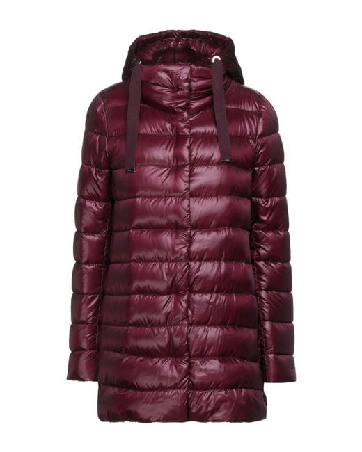 Herno Purple Puffer Polyamide, Polyester, Elastane