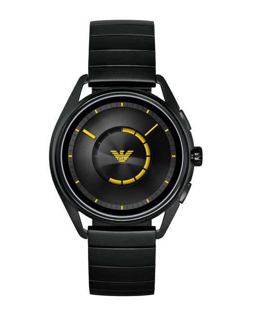 Emporio Armani 'smartwatch Stainless-steel-plated Dress Watch, Color:black (model: Art5007) for men