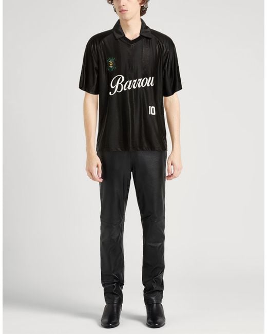 Barrow Black Polo Shirt Polyester for men