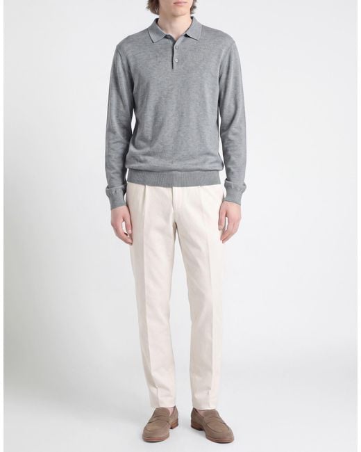 Exte Gray Sweater Viscose, Nylon for men