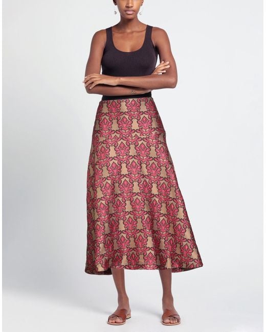 Jupe Midi LaDoubleJ en coloris Red