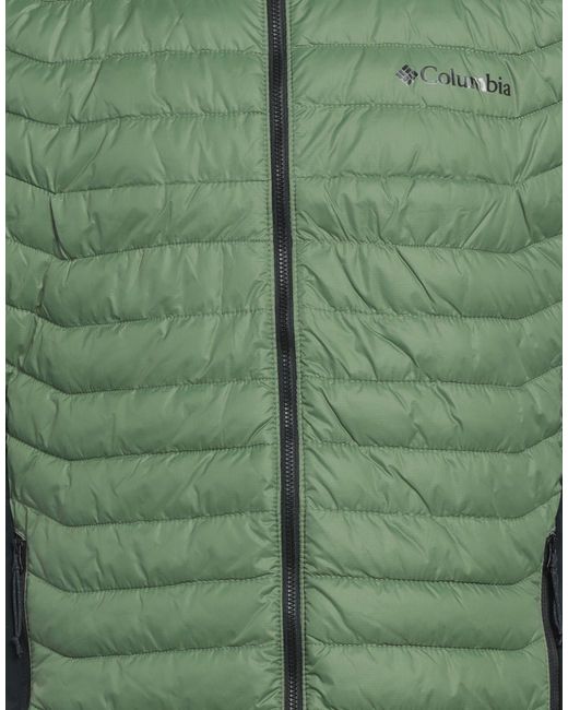 Columbia Green Vest Nylon, Polyester, Elastane for men