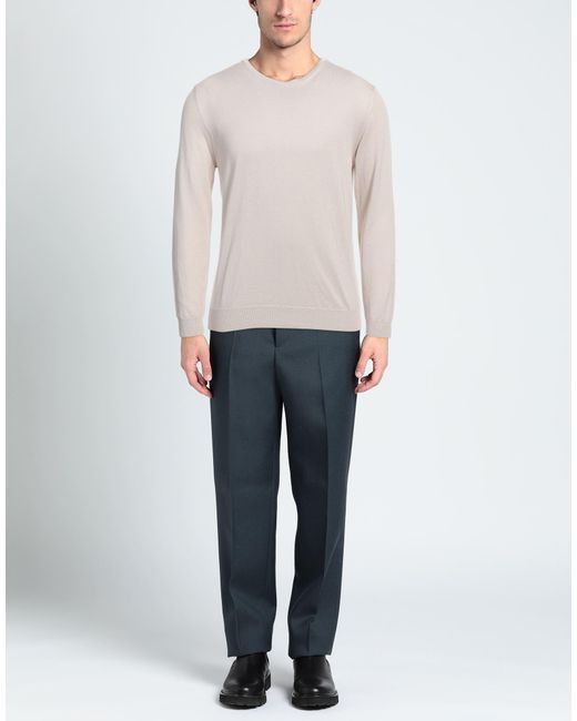 Pullover Vneck de hombre de color White