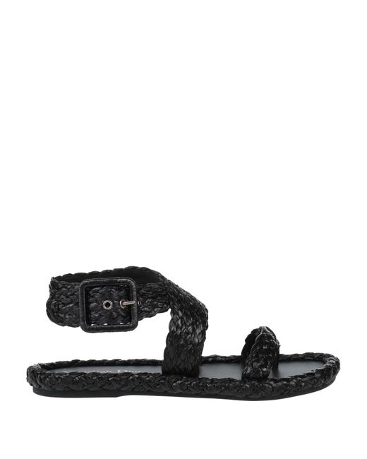Dior Black Thong Sandal