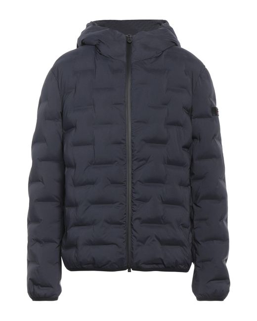 Peuterey Blue Puffer Polyester, Elastane for men
