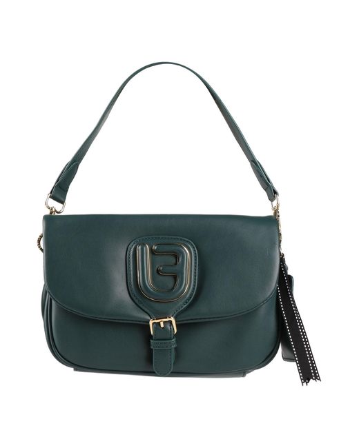 La Fille Des Fleurs Green Handbag