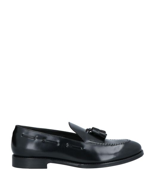Lo.white Black Loafers for men