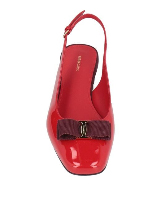 Ferragamo Red Pumps