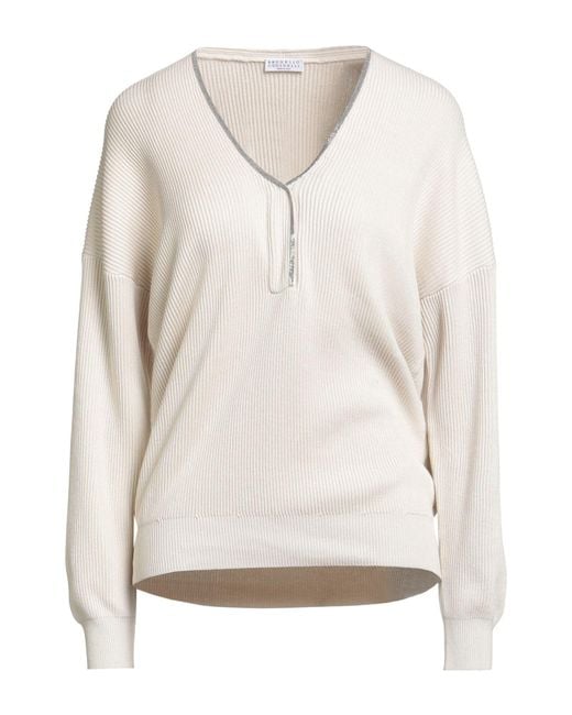 Pullover Brunello Cucinelli de color White