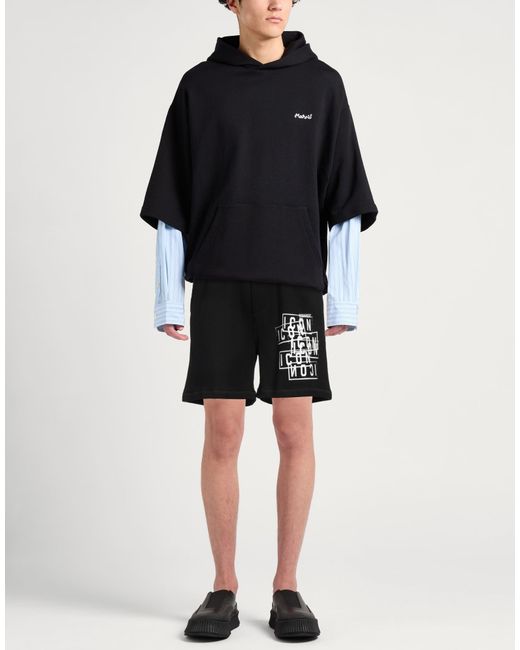 DSquared² Black Shorts & Bermuda Shorts Cotton, Elastane for men