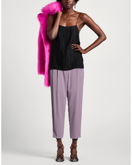 Elisabetta Franchi Purple Trouser