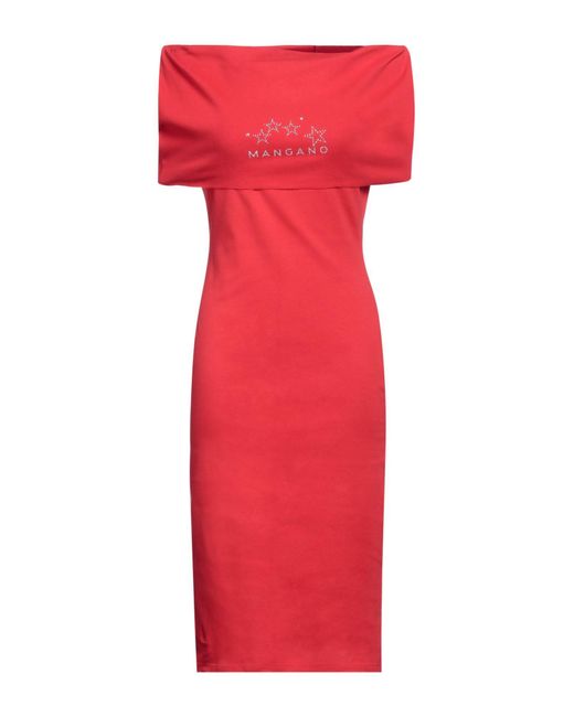 Mangano Red Midi Dress