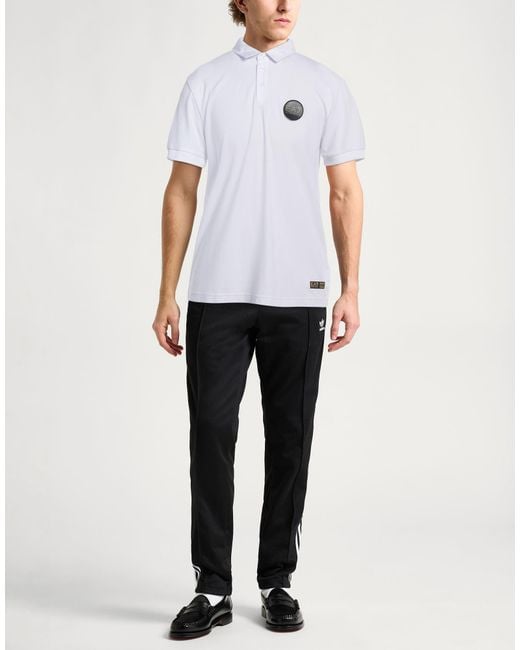 EA7 White Polo Shirt for men
