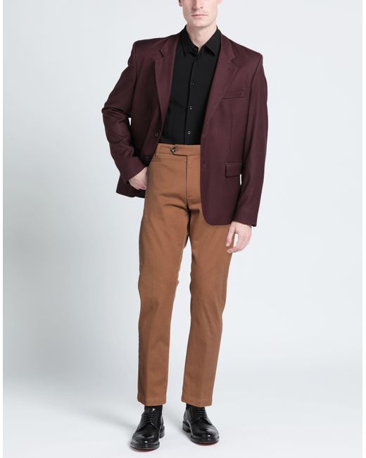 Officina 36 Brown Trouser for men