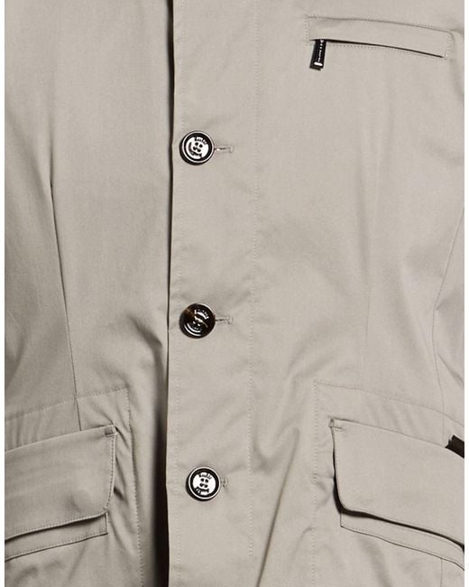 Moorer Gray Jacket Cotton, Polyamide, Elastane for men