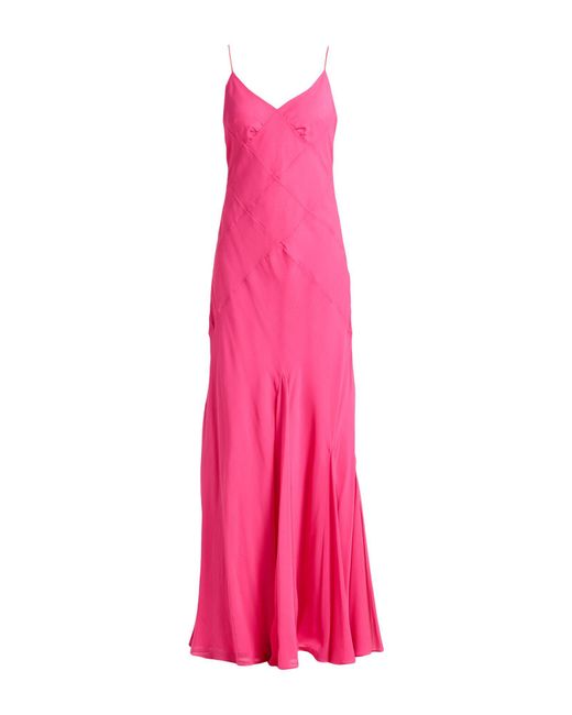 Saloni Pink Maxi Dress