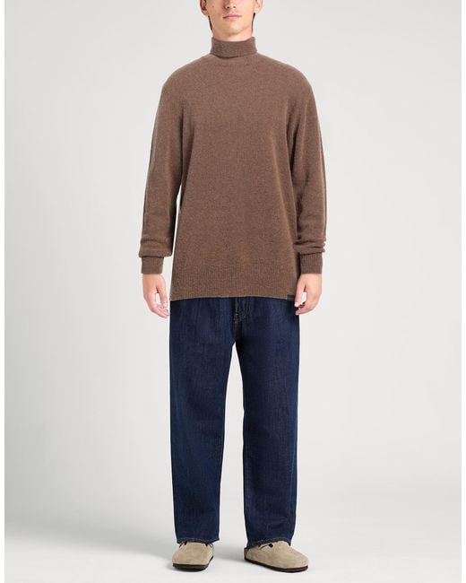 Brooksfield Brown Turtleneck for men