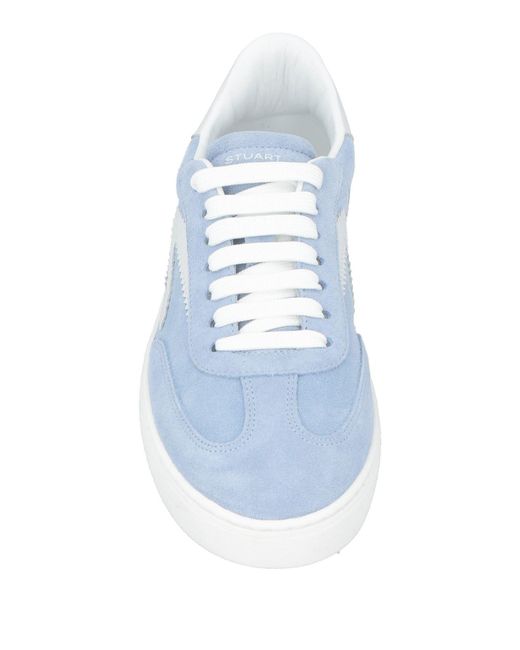 Stuart Weitzman Blue Sneakers Leather