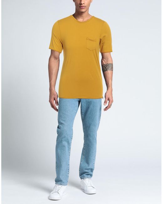 Gran Sasso Yellow T-shirt for men
