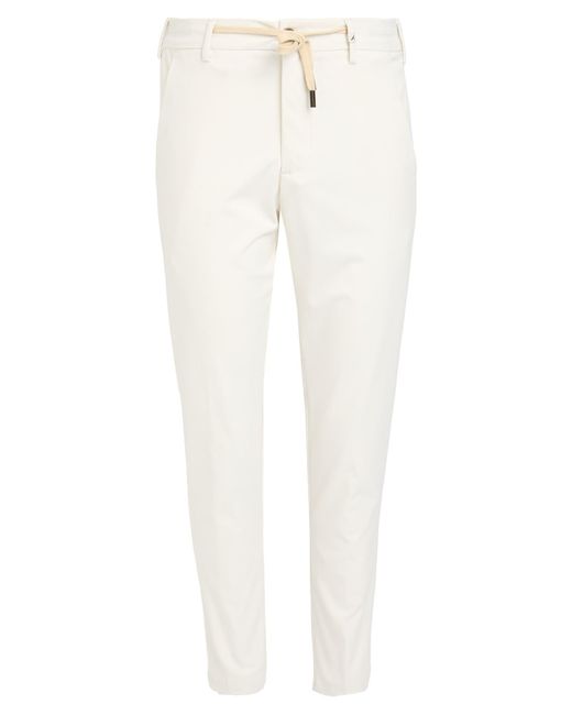 Myths White Pants Polyester, Viscose, Elastane for men