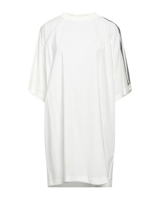 Y-3 White Mini-Kleid