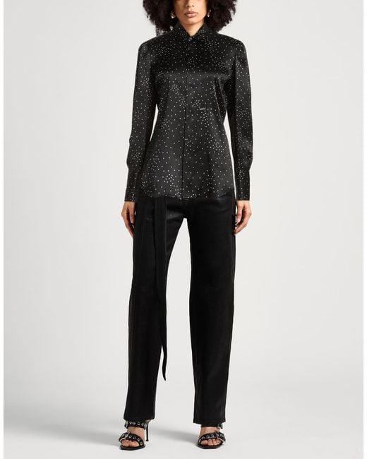 DSquared² Black Shirt Silk