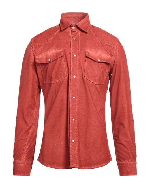 Camicia di AT.P.CO in Red da Uomo