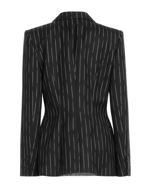McQueen Black Blazer Wool