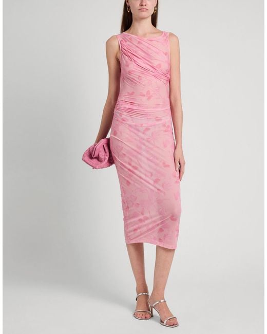 Blumarine Pink Midi Dress