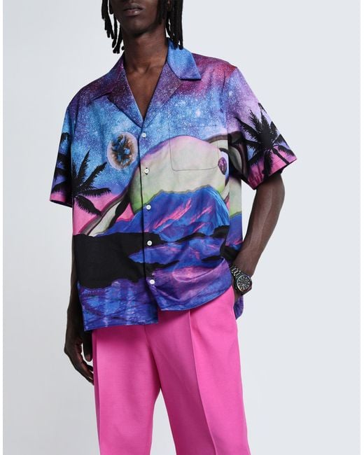 Valentino Garavani Blue Shirt for men