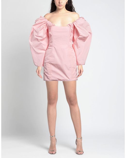 Jacquemus Pink Mini Dress Polyester