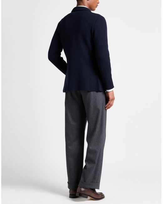 Lardini Blue Midnight Blazer Cashmere for men