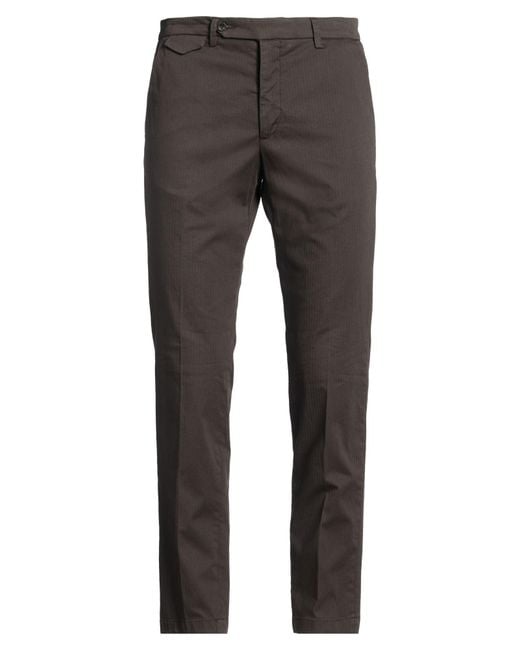 Paoloni Gray Pants for men