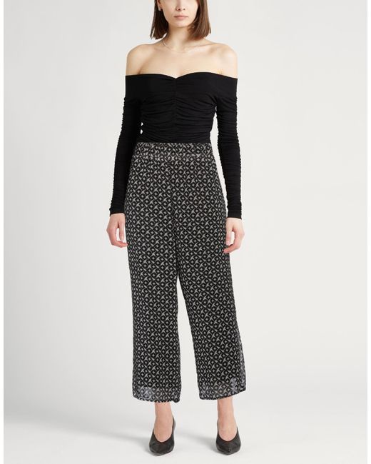 Sandro Ferrone Gray Pants Polyester