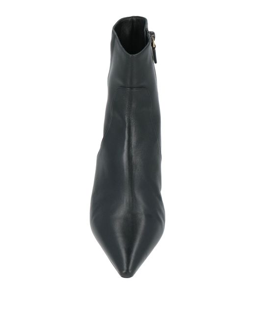Stuart Weitzman Black Ankle Boots Leather