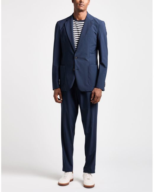 Hevò Blue Suit Polyamide, Elastic Fibres for men
