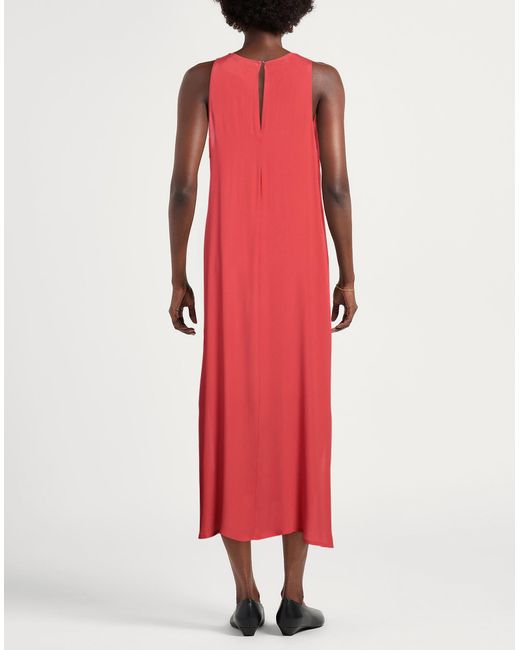 Ottod'Ame Red Midi-Kleid
