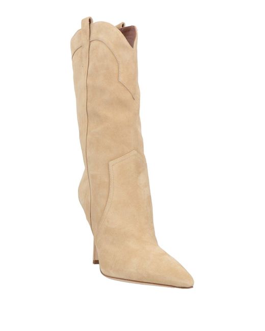 Paris Texas Natural Ankle Boots Leather