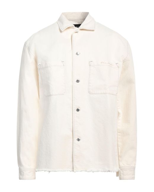 The Kooples White Denim Shirt for men