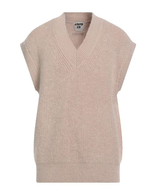 Pullover A PAPER KID de hombre de color Natural