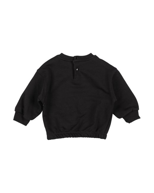 Iceberg Black Sweatshirt Cotton, Polyester