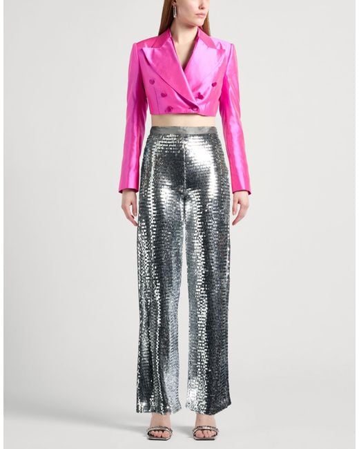Liviana Conti Blue Pants Polyester