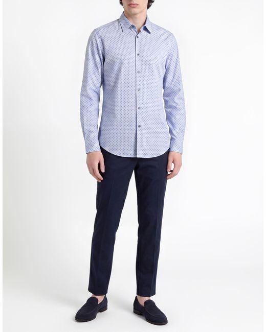 ARMANI EXCHANGE Blue Shirts for men