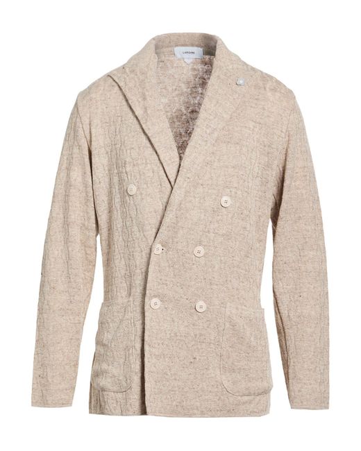 Lardini Natural Blazer Linen for men
