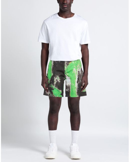 44 Label Group Green Shorts & Bermuda Shorts Cotton for men