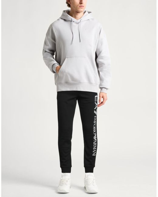 EA7 Black Pants Cotton, Polyester for men